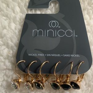 Minicci Multiple Pairs of Earrings